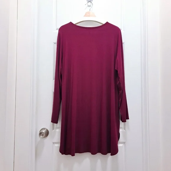 Eileen Fisher High Low Long Tunic Size 1X - Picture 6 of 10